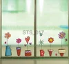 Other Decorative Stickers Cute Cartoon Flower Butterfly wall stickers DIY Decal Window Glass Wall Decor Home Decoration Kids Children Room Decor x0712