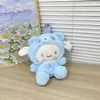 Karikatür Kawaii Cinnamoroll Peluş Sırt Çantası 22cm Yeni Stil Karikatür Peluş Peluş Yumuşak Fermuarı Çanta Dolgulu Peluş Çanta Kız Hediyeleri