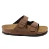 sandálias de grife birks tamancos chinelos boston tamancos slides arizona sandália slide homens sapatos femininos sliders camurça couro fivela cinta flip flops chinelo preto caqui