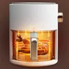 أدوات طبخ أخرى مرئية استخدام المنزل مقلاة الهواء نوع الفرن متعدد الوظائف صغير 3L الزجاجية المقلاة الكهربائية 230711