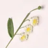 Dekoratif Çiçekler El Örme Çiçek İpliği Tığ işi Suzuran Mutluluk Dokuma Buket Düğün Dekorasyon Öğretmenler Anneler Günü Hediyesi