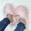 Chinelos Hot Sale 2022 Preço de Fábrica Long Hair Sheep Fur Slides Mongolia Fur Shoes Marcas Famosas J230712