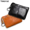 Mini Purse for Men Wallet Women Genuine Leather Zipper Vintage Short Lady Small Slim Female Women's Wallet Male Thin portomonee L230704