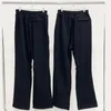 Men's Pants Retro Black FAR.ARCHIVE Men Women 1:1 High Quality Heavy Fabric Sweatpants Small Label Embroidered Pleated Trousers