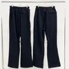 Pantaloni da uomo Retro Black FAR.ARCHIVE Uomo Donna 1: 1 Pantaloni della tuta in tessuto pesante di alta qualità Pantaloni con pieghe ricamate con etichetta piccola