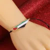 Hänge halsband palestina på arabisk karta med flaggarmband smyckekedjor