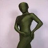 Macacão lycra elastano de corpo inteiro verde escuro S-XXL207K