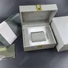 Boîte de montre de créateur design de boîtier de luxe vert foncé rouge avec étiquette de sac à main et emballage exquis en papier