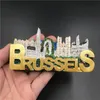 Kylskåpsmagneter National Tourist souvenir Ungern dubai Thailand Polen Egypten Italien Australien Tyskland Spanien Belgien harts kylskåpsmagnet 230711