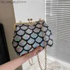 Sacs de soirée Luxueux et éblouissant couleur sequin designer sac à bandoulière pour femme portefeuille pour femme sac à main bandoulière dîner cadre sac Z230712