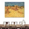 Ручная холст Хоргас искусства в Провансе 1888 г. Винсент Ван Гог живопись импрессионистской ландшафт