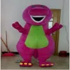 2019 Remise usine Barney Dinosaure Mascotte Costume Film Personnage Barney Dinosaure Costumes Déguisement Adulte Taille2358