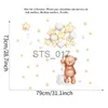 Altri adesivi decorativi Cartone animato Orso Palloncino Stelle Adesivi murali per camera dei bambini Bambino Camera dei bambini Decorazione Soggiorno Camera da letto Stickers murali Adesivi per bambini x0712