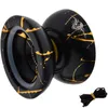 Yoyo Magicyoyo N11 Liga de Alumínio Profissional Yoyo Sem Resposta Yoyo Ball Black Golden Bag Luva 5 Cordas 230712