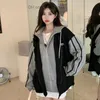 Sweats à capuche pour femmes Sweatshirts Sweat à capuche pour femme avec chapeau Deux épais patchs d'étudiants d'hiver correspondent tous aux sports esthétiques K-pop Mode chaude S-5XL loisirs Z230712