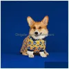 Dog Apparel Designer Trendy Autumn And Winter Clothes Warm Coat Shirt Short Sleeve Pets Apparels For Medium Small Dogs Drop Delivery Dhejg