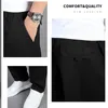 Pantalon Homme 1x Salopette Couleur Unie Coupe Slim Respirant Sport Mince Léger Élastique Combat Travail Long XL-6XL