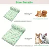 Coussin de refroidissement de glace pour animaux de compagnie d'été tapis de couchage de refroidissement pour chien lit de chien confortable, nid de chien avec oreiller