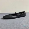 Balletschoenen met platte bodem Stijl Slanke neus met ondiepe mond Enkele schoenen Zachte en comfortabele dansschoenen