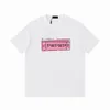 23SS Womens Mens Designers Camisetas Plus Size Letter Frame Impresso Moda Mulheres T-shirt H Qualidade Algodão Casual Tees Manga Curta Luxe Camisetas Tamanho M-3XL