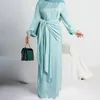 Ethnic Clothing Musulman Abaya Dress Fashion Femininity Robe Femme Two-piece Women's For Europe America Dubai Turkey