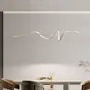 Kroonluchters Modern Minimalisme Led Hanglamp Voor Woonkamer Eetkamer Keuken Bureaus Zwarte Kroonluchter Woondecoratie Lichtpunt