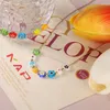 Girocollo Estate Boho Corea Fiori colorati Collana di perline Y2K Dichiarazione di fascino Colletto corto per gioielli da donna per le vacanze