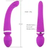 Vibromasseurs 10 Vitesses Puissant Double Tête Grand pour Femmes Baguette Magique Corps Masseur Sex Toys Pour Femme Clitoris Anal Stimuler Produit 230627