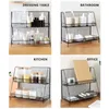 Haken Keuken Organizer Ijzer Cosmetische Opbergrek Draad Make-up Houder Kruiden Kruiden Mand Plant Display Plank Badkamer Desktop Deco