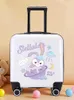 Suitcases Children's Draw-Bar Luggage Girl Cute 18-Inch Universal Wheel Cartoon Boarding Bag Student 20-Inch Custom Small Leather