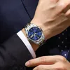 손목 시계 Poedagar 럭셔리 남성 시계 비즈니스 최고 브랜드 남자 손목 시계 방수 날짜 날짜 주간 주간 쿼츠 남자 시계 고품질 상자 230712