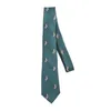 Bow Ties Funny 8cm Męski krawat klasyczny dla mężczyzny poliester jacquard ascot biznesowy Corbatas para hombre zielone akcesoria