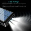 Painel Solar Powerbank 20000mAh com Lanterna Carregador Portátil 4 USB Tipo C Poverbank Para iPad iPhone Samsung Xiaomi Power Bank L230712