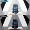 Blixtspridare Soft Box Lighting Kit Kontinuerlig fotografering Belysning SoftBox Photo Studio Lights med E27-uttag för kamerafotografering Video R230712