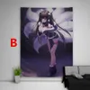 Tapeçaria Danmachi Hestia Arte para pendurar na parede sofá mesa capa de cama pôster para decoração de casa L230704