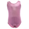 Enfants rose justaucorps Lycra Spandex sans manches filles bleu gymnastique Dancewear enfant en bas âge bébé danse noir justaucorps Costumes198m