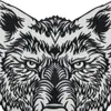 Énorme tête de loup solitaire tatouage patch brodé réfléchissant motard dos applique fer coudre sur badges 12 pouces de haut 275G