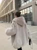 Frauen Jacken Mode Weibliche Winter Dicke Warme Mit Kapuze Faux Pelzmantel Frauen Flauschigen Oversize Lose Parka Casual Hohe Qualität jacke