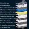 Filtratie Verwarming 12D Aquarium Filter Media Bio Spons 12 Layer Geen Lijm Hoge Dichtheid Aquarium Vijver Externe Katoen skimmer Accessoires 230711