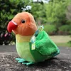 Plush Dolls 5.5" Cute Cockatiel Plush Toy Real Life Soft Lovebird Budgerigar Budgie Bird Stuffed Animals Toys Gifts For Kids 230711