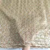 5 Yards français Net dentelle matériel africain Organza Tulle tissu avec paillettes séquence suisse Voile lacets tissus pour Aso Ebi351a