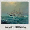 Sailing Ships Canvas Art Wild Ranger Frank Vining Smith Painting Hand Painted Romanticism Living Room Decor