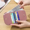 Wallets Lady Purse Mini Soft Leather Wallet Woman Short Cow Women's Ultra Thin Card Bag Change