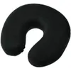 Pillow 1PC U Shaped Travel Car Air Flight Inflatable Pillows Neck Support Headrest Cushion Soft Nursing Black 230711