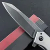 Offre spéciale KS1365 Couteau pliant assisté Flipper 8Cr13Mov Stone Wash Tanto Blade Poignée en alliage d'aluminium Couteaux de poche EDC avec boîte de vente au détail