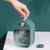 Electric Fans Portable Air Conditioner Usb Rechargeable Evaporative Air Conditioner Fan Speeds Spray Adjustable Humidifier Air Cooler Fan