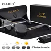 CLLOIO Top Qualität Photochrome Sonnenbrille Männer Frauen Polarisierte Fahren Sonnenbrille Chameleon Anti-glare Sport Oculos de sol