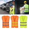 Motorcycle Apparel High Visibility Reflective Safety Vest Clothing For Cycling Runner Volunteer Guard Construction