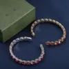 Designer Popolare Bracciale rigido Donna Europa America Stile di moda Braccialetti di cristallo Polsino Polsino Gioielli Regalo per gli amanti delle nozze