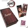 Jogos de cartas nova caixa de matador de demônios coleção de passatempo tcg jogando gp raro kimetsu no yaiba figuras para crianças presente brinquedo t230629 gota del dhf7g